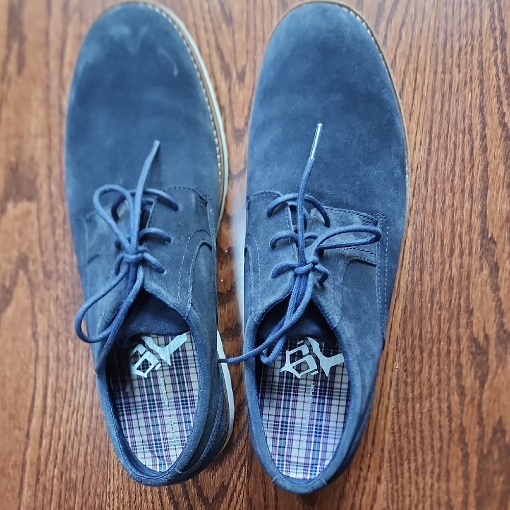 Rockport Blue Suede Oxford Shoes